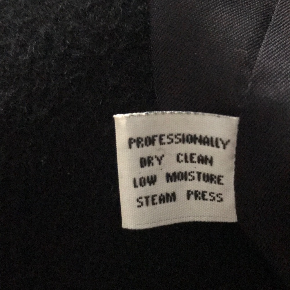 Jones of New York long black wool coat - Picture 7 of 9